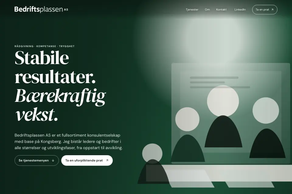 Forsiden til Bedriftsplassen